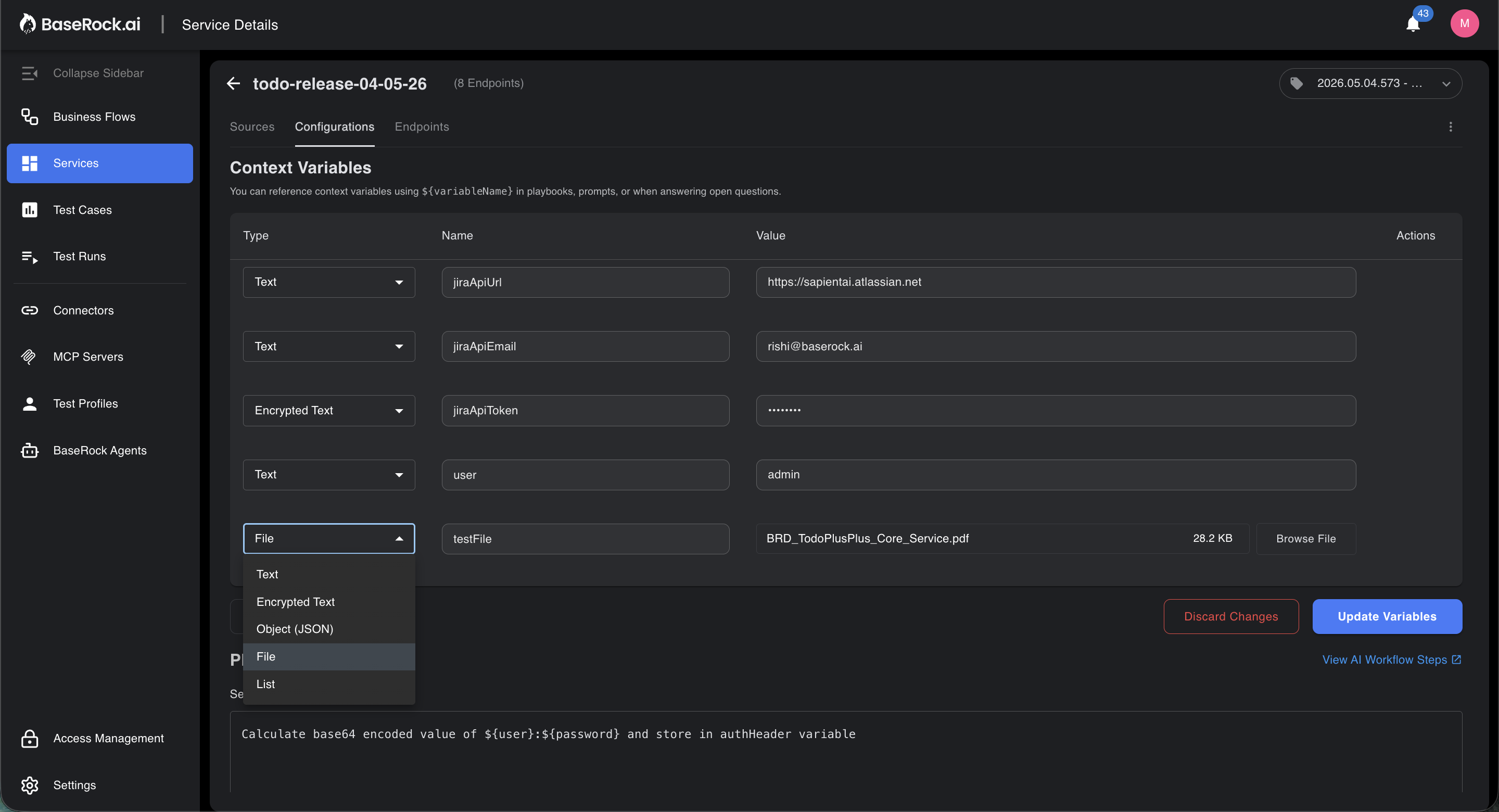 Endpoint playbooks
